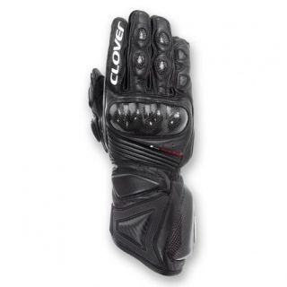 BLACK CLOVER RS4 EVO CARBON KANGAROO LEATHER RACING GLOVES SIZE XS S M 
