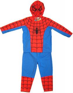SPIDER MAN Boys Kids Childs Fancy Dress Costume Outifit Clothes T 