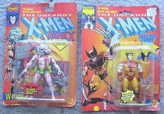   Lot X Men Wolverine Weapon X figures Mutant Super Heroes Toy Biz