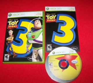 TOY STORY 3   disney (xbox 360) GAME COMPLETE   DISC NEAR MINT 
