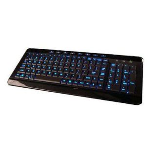 New USB Backlit Blue LED Illuminated Multimedia Keyboard Gaming 