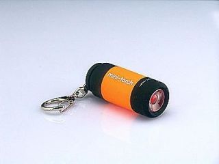 Orange USB LED MINI Light Pocket TORCH Flashlight Keychain ABS body 