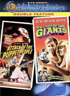Attack of the Puppet People/Village of the Giants (DVD, 2005)