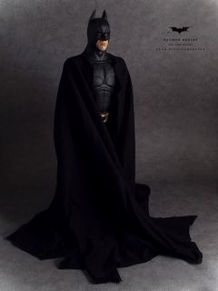 CUSTOM 1/6 scale Batman Begins Rayon cape MOST ACCURATE