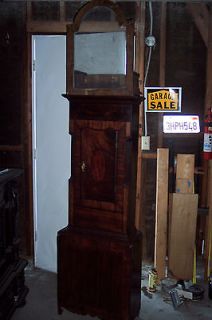 Partial Early 19th Century Tallcase Grandfather Clock Case for Repair 