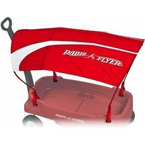 Radio Flyer Canopy Wagon For Ride Ons Tricycles Toy New Fas