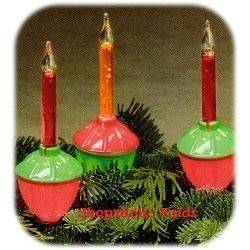 NEW Vintage 50s Christmas Tree Bubble Lights Red & Green 12ft long 7 
