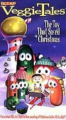 VEGGIE TALES THE TOY THAT SAVED CHRISTMAS VHS & TRACKING