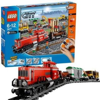 LEGO CITY TRAINS 3677 RED CARGO TRAIN *NEW & SEALED, HARD TO FIND 