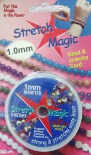Stretch Magic Bead & Jewelry cord 1.0 MM  Emerald 16ft