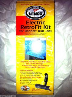 Lenco Retrofit Trim Tabs Actuator Kit 15089102 15064001