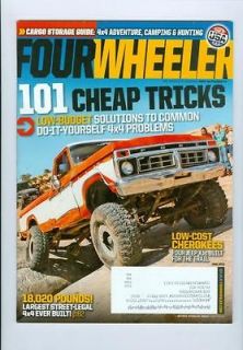  Four Wheeler Magazine 101 Cheap Tricks/Low Budget Solutions/Cherokees