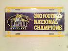   Tigers Louisiana State University College National Championship Ring