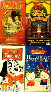   CHILDRENS CHRISTMAS VHS VIDEOTAPE Inspector Gadget Santa Claus