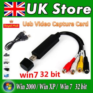   PSP2 XBOX 360 VHS CONVERTER TO PC USB 2.0 VIDEO CAPTURE ADAPTER CARD