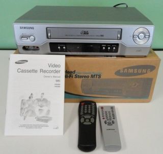   HiFi 4 Head VHS VCR Video Cassette Player Recorder VR8360 w/ Remotes