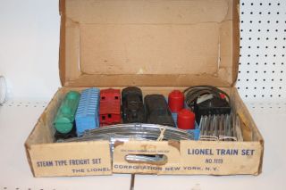 Vintage Lionel 2 4 2 Steam Freighter Train Set No. 1119 With Box and 