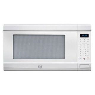 Kenmore Elite White 1.5 cu. Ft. Counterop Microwave Light Use
