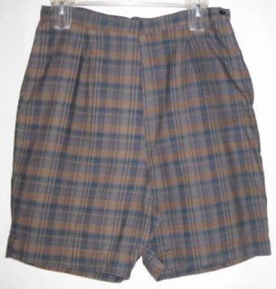 Vintage 60s sz M plaid BERMUDA shorts JAY WALKERS