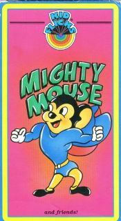 Mighty Mouse And Friends (VHS,1987) 4 Classic Cartoons.