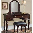 Home Styles Lafayette Vanity Table   Mirror & Bench   Cherry