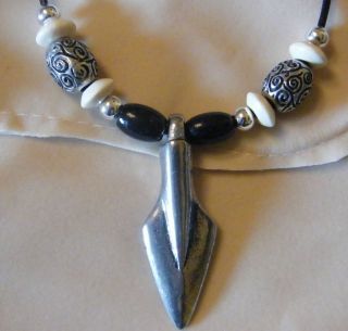 Viking Gungnir, Odins Spear Pendant Necklace with Celtic and wooden 
