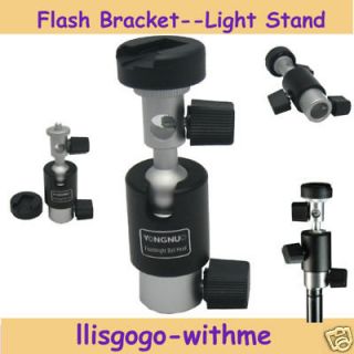   Mount Bracket Shoe with Umbrella Holder Ball Head for Light Stand