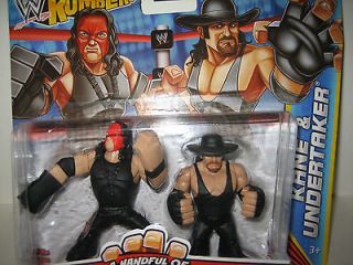  Undertaker Wrestling Figure Mattel Rumblers lot of 2 toy tna wcw mask
