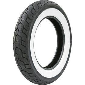    16 Dunlop Harley Davidso​n D402 Wide White Wall Rear Tire 301991