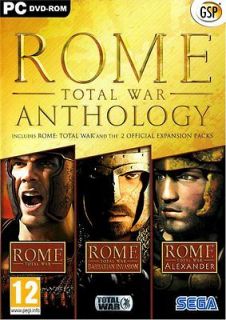 ROME TOTAL WAR ANTHOLOGY PC STRATEGY GAME WINDOWS 98 ME 2000 XP NEW