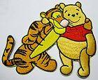   CARTOON CHARACTERS WINNIE THE POOH & TIGER TOO EMBROIDERED PATCH