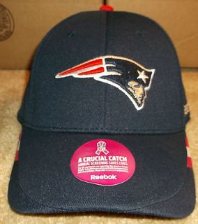  PATRIOTS PINK & BLUE CANCER AWARENESS WOMENS NFL FOOTBALL HAT LADIES