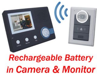 4G WIRELESS 3.5 COLOR VIDEO DOOR PHONE INTERCOM HOME HOME SECURITY 