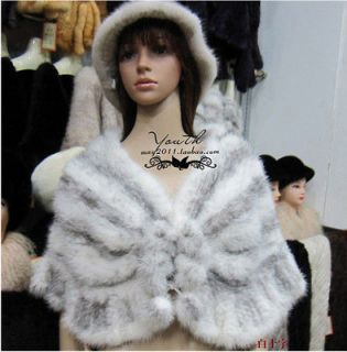 white mink stole in Clothing, 