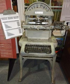 World War II Era Graphotype Dog Tag Machine