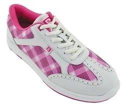 Brunswick Plaid Pink Womens Bowling Shoes