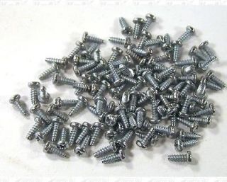   Hardware Parts Pack of 100 Small #2 x 1/4 Self Tapping Blunt Screws