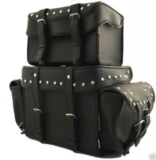 Pce Sissy Bar Bag Luggage Fits Yamaha Virago Dragstar Drag Star Wild 
