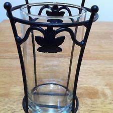 Longaberger WROUGHT IRON STAND WITH GLASS INSERT~~NEW