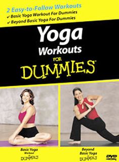 Yoga Workouts for Dummies DVD, 2003, DVD release contains 4 workouts 