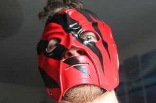 New Kane mask replica handmade leather WWE Halloween mask prop