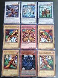 Yu gi oh card lot God cards Exodia Or Rare cards 5 card lot