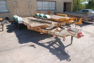 Cronkhite Heavy Duty Equipment Trailer with ramps INV=6433