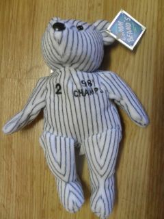 Bam Beanos Plush Bean Filled Bear Doll Derek Jeter New York Yankees