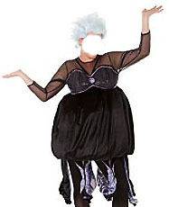 NWT  Ariel Witch URSULA Fancy Dress Women COSTUME ADULT M