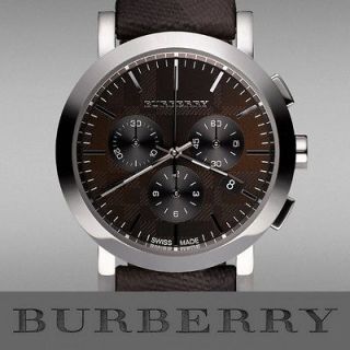   New Burberry Men 40mm Heritage Chronograph Watch BU1776 $475 Sale