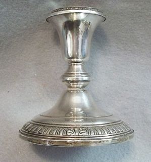 Amston Silver Co. sterling silver 4 1/8 candle holder