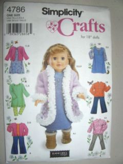 american girl doll patterns in Crafts