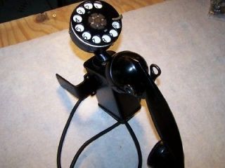 Antique Western Electric 201Telephone Space Saver Wall Phone Art Deco 