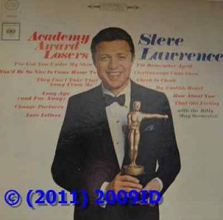 STEVE LAWRENCE   ACADEMY AWARD LOSERS   VINYL RECORD